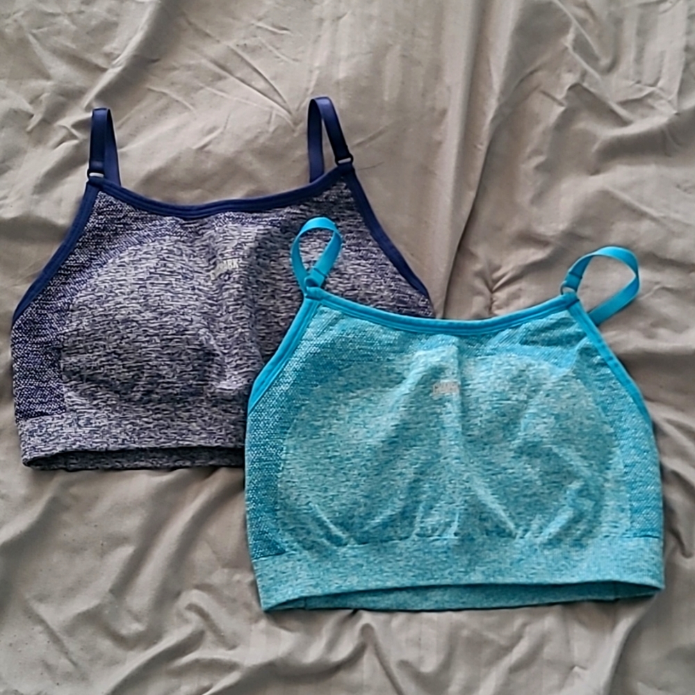 Gymshark, 2 flex sports bras